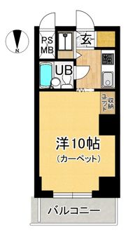 シティパレス本町の間取り画像
