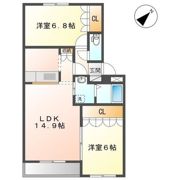 プランドールヒルズ弐号館の間取り画像