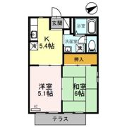 ファミールコーポ高屋 2棟の間取り画像