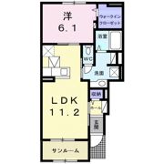 サンリット梶原IIIの間取り画像