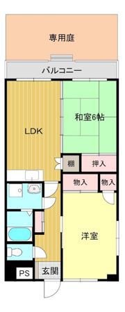 ロイヤルフラッツの間取り画像