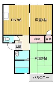 ガーデンブライト Cの間取り画像