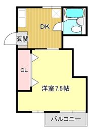 ウイズ高屋の間取り画像
