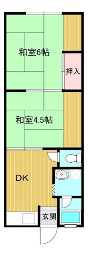 ハイツ一本木の間取り画像