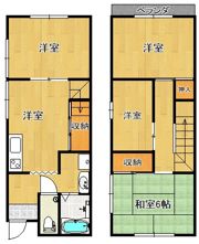 イナオハイツの間取り画像