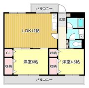 ライフィットコート加広の間取り画像
