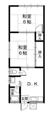 ケンズハイツの間取り画像
