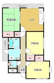 クレスト豊岡の間取り画像