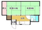 八代荘の間取り画像