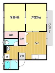 ツインハイツの間取り画像