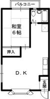 山菱コーポラスの間取り画像