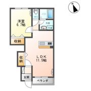 ガーデンハイム美郷の間取り画像