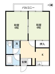 レジデンス渡利の間取り画像
