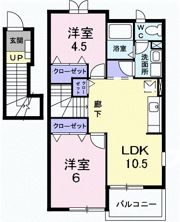 ノーヴァ壱番館の間取り画像