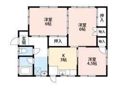 高橋貸家の間取り画像