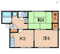 ハトヤグリーンハイツBの間取り画像