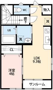 ステーシアの間取り画像