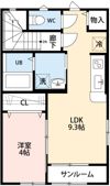 ステーシアの間取り画像