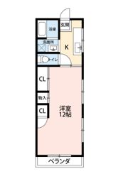 メゾン松川Bの間取り画像