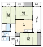 清野マンションの間取り画像
