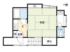 コーポユーコの間取り画像