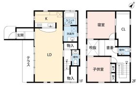 腰浜貸家の間取り画像