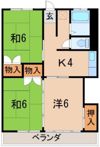 川寒ハイツの間取り画像