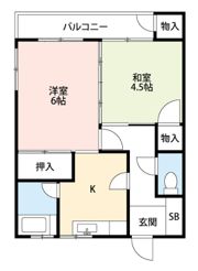 泉ニューコーポの間取り画像