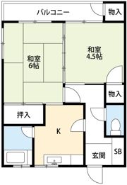 泉ニューコーポの間取り画像
