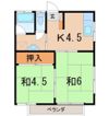 スカイコーポAの間取り画像