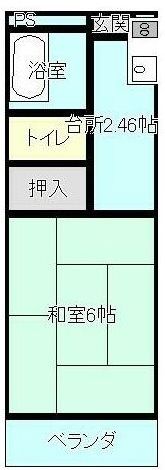 メゾンやくしIIの間取り画像