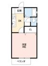 コーポけやきの間取り画像