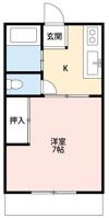 ユリコーポAの間取り画像