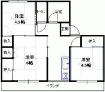 堀川マンションAの間取り画像