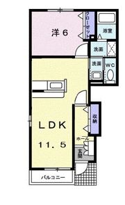 メロディハウス メゾピアノの間取り画像