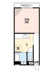 コーポモンパルノの間取り画像