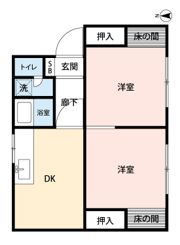 エアリーハイツBの間取り画像