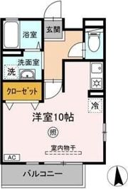 シンパティーアBの間取り画像