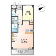 アクティブシティー 一里塚の間取り画像