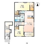 グランディス KUU IIの間取り画像