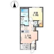 グランディス KUU Iの間取り画像