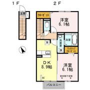ポム メゾンの間取り画像