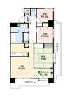 ライオンズマンション仲間町の間取り画像