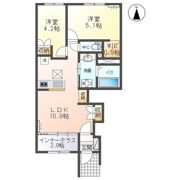グランディス KUU IIの間取り画像