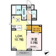 セレスティア松浪の間取り画像