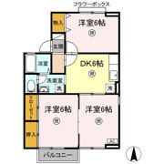 メゾン・パークス Cの間取り画像