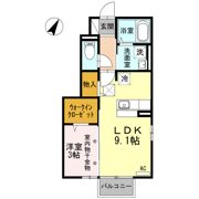 ラフィーネ・ビジュ Bの間取り画像