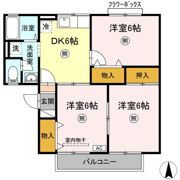 レーベンハイムの間取り画像