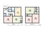 沖高貸家の間取り画像