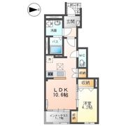 黒岩新築アパートの間取り画像